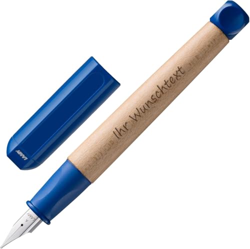 Lamy Füllfederhalter ABC Modell 10, Farbe Blau, Feder A, inkl. Laser-Gravur von Lamy