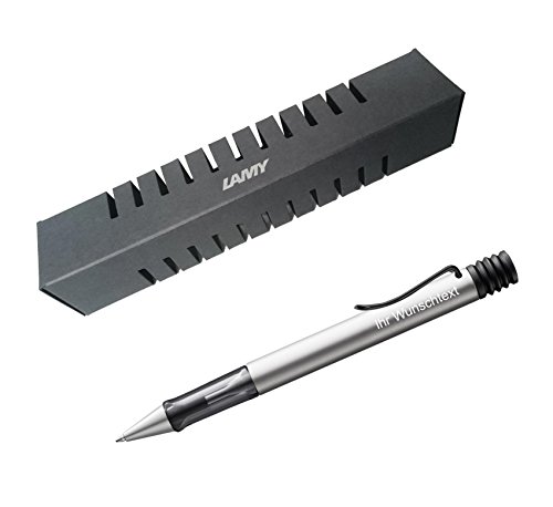 Lamy Kugelschreiber Al-star Modell 225, inkl. Laser-Gravur, Aluminium whitesilver eloxiert von Lamy
