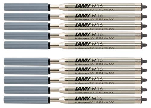 Lamy M16 Kugelschreiber-Großraummine (10 x Schwarz) von Lamy