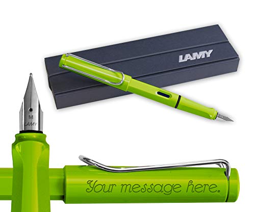 Lamy Safari Grüner Füllfederhalter, mit Geschenkschachtel, personalisierbar 1 von Lamy