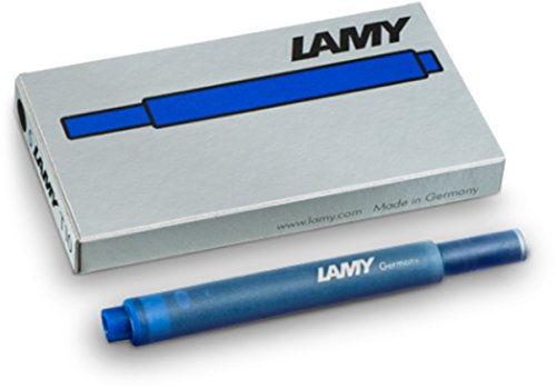 Lamy T10 Tintenpatronen Füllfederhalter Patronen (T10 Großraum, 2er Pack blau) von Lamy