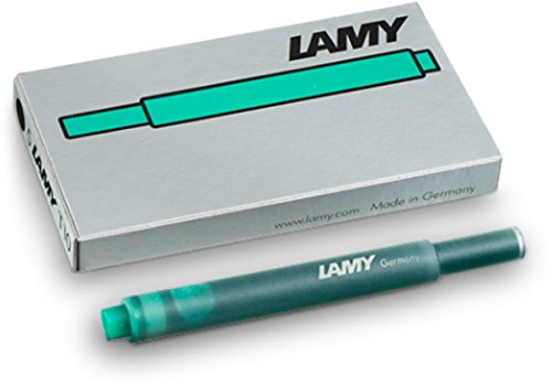 Lamy T10 Tintenpatronen Füllfederhalter Patronen (T10 Großraum Grün, 2er Pack) von Lamy