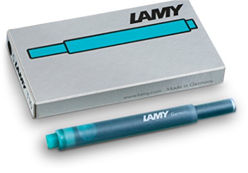 Lamy T10 Tintenpatronen Füllfederhalter Patronen (T10 Großraum Türkis, 20er Pack) von Lamy