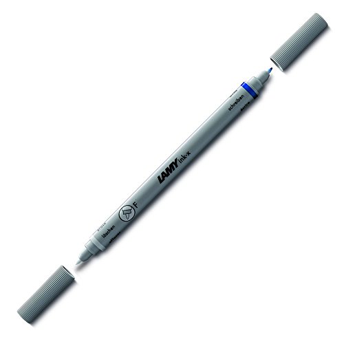 Lamy Markierstift (Größe M, Stärke F) - 3er Pack (6er Pack, Feinlinierset) - Wasserlöslich, Polypropylen (PP), Schwarz, Rot, Blau - Erwachsene von Lamy