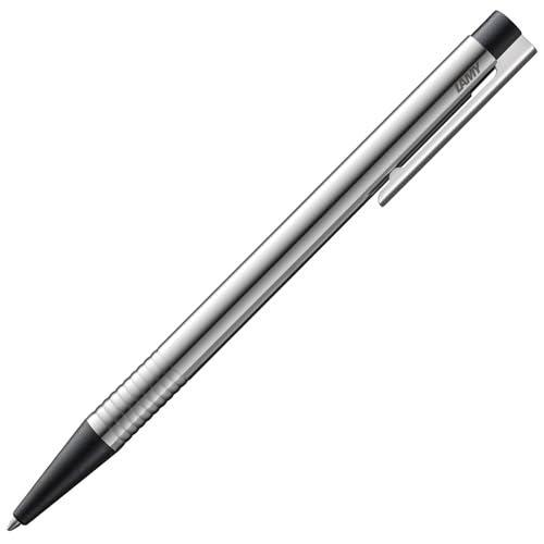 Lamy logo matt black Kugelschreiber - zeitloser Kuli in einem eleganten & robusten Gehäuse aus Edelstahl – inkl. Großraummine M 16 in Strichbreite M in schwarz Lamy logo matt black Kugelschreiber - zeitloser Kuli in einem eleganten & robusten Gehäuse aus Edelstahl – inkl. Großraummine M 16 in Strichbreite M in schwarz von Lamy