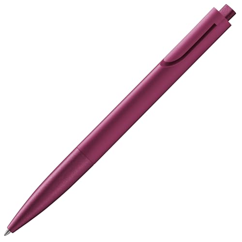 Lamy noto burgundy Kugelschreiber - puristischer Kuli mit Gehäuse aus Kunststoff in Dreiecksform - Clip entsteht aus der Gehäusekontur - inkl. Großraummine M 16 in Strichbreite M in schwarz Lamy noto burgundy Kugelschreiber - puristischer Kuli mit Gehäuse aus Kunststoff in Dreiecksform - Clip entsteht aus der Gehäusekontur - inkl. Großraummine M 16 in Strichbreite M in schwarz von Lamy