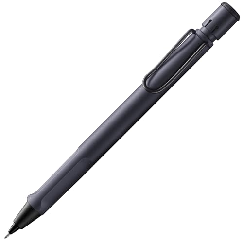 Lamy safari steel black Druckbleistift - klassicher Minenbleistift mit ergonomischem Griff & Gehäuse aus ASA-Kunststoff - Bleistift mit Feinstrichmine M 41 in Strichbreite 0,5 mm & Radiertip Lamy safari steel black Druckbleistift - klassicher Minenbleistift mit ergonomischem Griff & Gehäuse aus ASA-Kunststoff - Bleistift mit Feinstrichmine M 41 in Strichbreite 0,5 mm & Radiertip von Lamy