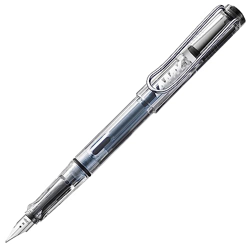 Lamy safari vista Füller - Füllhalter mit ergonomischem Griff & schwarzer Stahlfeder in Strichbreite M - robuster ASA-Kunststoff - inkl. Tintenpatrone T 10 blau - Rechtshänder Lamy safari vista Füller - Füllhalter mit ergonomischem Griff & schwarzer Stahlfeder in Strichbreite M - robuster ASA-Kunststoff - inkl. Tintenpatrone T 10 blau - Rechtshänder von Lamy