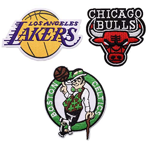 3 Stück NBA Team Logo Patches Aufbügeln Basketball Logo Emblem Sportapplikationen Zubehör Dekoration Patches 3 Stück NBA Team Logo Patches Aufbügeln Basketball Logo Emblem Sportapplikationen Zubehör Dekoration Patches von LanXin