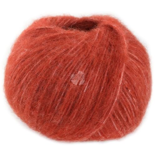 LANA GROSSA Alpaca Air II | Leichtes Schlauchgarn mit Baumwolle | Handstrickgarn aus 50% Alpaka (Baby), 27% Polyamid, 14% Baumwolle & 9% Schurwolle (Merino) | 50g Wolle, Stricken & Häkeln | 140m FB 19 von Lana Grossa