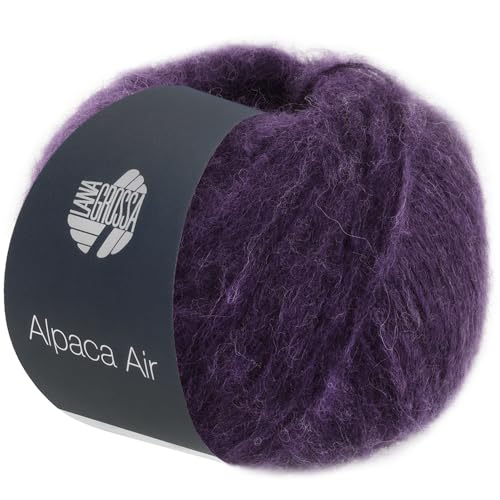 LANA GROSSA Alpaca Air | Leichtes Alpaka-Schlauchgarn | Handstrickgarn aus 62% Alpaka (Baby), 27% Polyamid & 11% Schurwolle (Merino Fein) | 50g Wolle zum Stricken & Häkeln | 140m Garn 21 von Lana Grossa