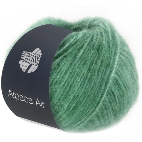 LANA GROSSA Alpaca Air | Leichtes Alpaka-Schlauchgarn | Handstrickgarn aus 62% Alpaka (Baby), 27% Polyamid & 11% Schurwolle (Merino Fein) | 50g Wolle zum Stricken & Häkeln | 140m Garn 23 von Lana Grossa