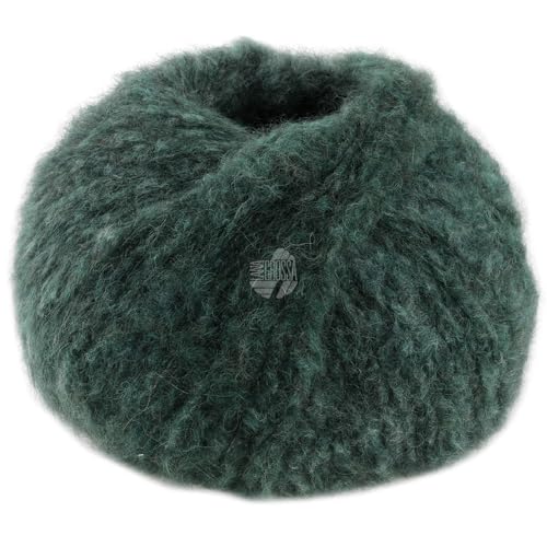 LANA GROSSA Avio | Voluminöses Alpakagarn mit Effektstruktur im dezenten Farbverlauf | Handstrickgarn aus 63% Alpaka (Fein) & 37% Polyamid | 50g Wolle zum Stricken & Häkeln | 150m Garn von Lana Grossa