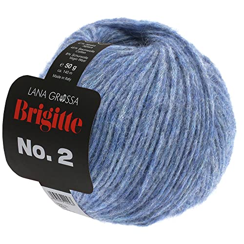 LANA GROSSA Brigitte Nr.2 | Edle Netzgarnstruktur aus Alpaka und Baumwolle | Handstrickgarn aus 47% Alpaka, 45% Baumwolle & 8% Schurwolle | 50g Wolle zum Stricken & Häkeln | 140m Garn FB 6 LANA GROSSA Brigitte Nr.2 | Edle Netzgarnstruktur aus Alpaka und Baumwolle | Handstrickgarn aus 47% Alpaka, 45% Baumwolle & 8% Schurwolle | 50g Wolle zum Stricken & Häkeln | 140m Garn FB 6 von Lana Grossa
