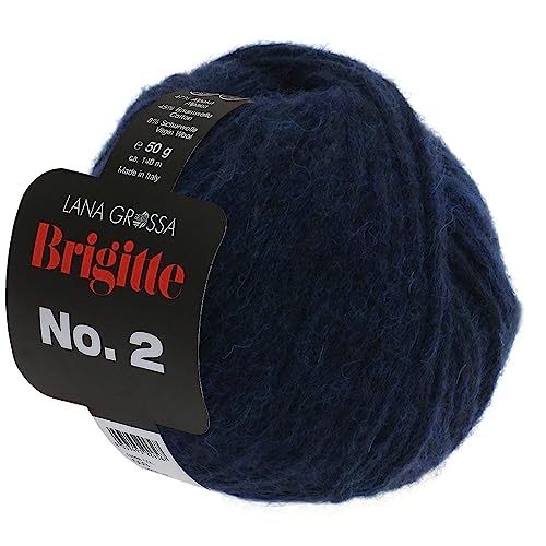 LANA GROSSA Brigitte Nr.2 | Edle Netzgarnstruktur aus Alpaka und Baumwolle | Handstrickgarn aus 47% Alpaka, 45% Baumwolle & 8% Schurwolle | 50g Wolle zum Stricken & Häkeln | 140m Garn LANA GROSSA Brigitte Nr.2 | Edle Netzgarnstruktur aus Alpaka und Baumwolle | Handstrickgarn aus 47% Alpaka, 45% Baumwolle & 8% Schurwolle | 50g Wolle zum Stricken & Häkeln | 140m Garn von Lana Grossa