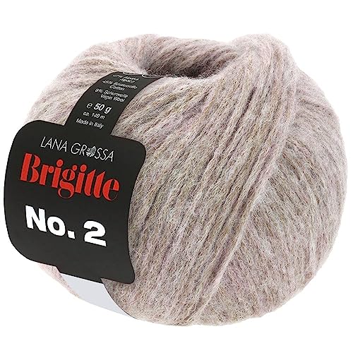 LANA GROSSA Brigitte Nr.2 | Edle Netzgarnstruktur aus Alpaka und Baumwolle | Handstrickgarn aus 47% Alpaka, 45% Baumwolle & 8% Schurwolle | 50g Wolle zum Stricken & Häkeln | 140m Garn LANA GROSSA Brigitte Nr.2 | Edle Netzgarnstruktur aus Alpaka und Baumwolle | Handstrickgarn aus 47% Alpaka, 45% Baumwolle & 8% Schurwolle | 50g Wolle zum Stricken & Häkeln | 140m Garn von Lana Grossa