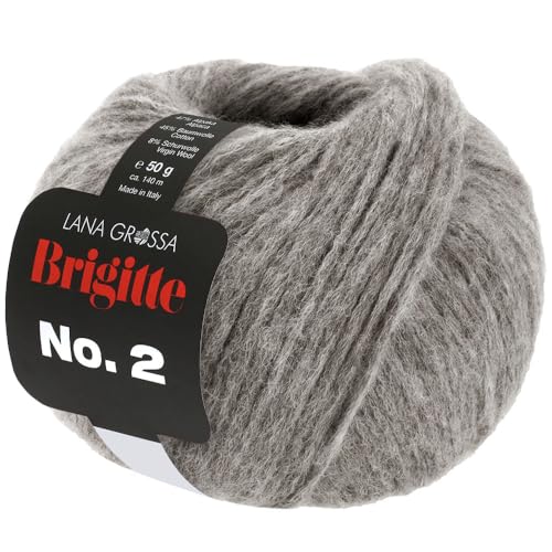 LANA GROSSA Brigitte Nr.2 Seta | Edle Netzgarnstruktur aus Alpaka und Baumwolle | Handstrickgarn aus 47% Alpaka, 45% Baumwolle & 8% Schurwolle | 50g Wolle zum Stricken & Häkeln | 140m Garn LANA GROSSA Brigitte Nr.2 Seta | Edle Netzgarnstruktur aus Alpaka und Baumwolle | Handstrickgarn aus 47% Alpaka, 45% Baumwolle & 8% Schurwolle | 50g Wolle zum Stricken & Häkeln | 140m Garn von Lana Grossa