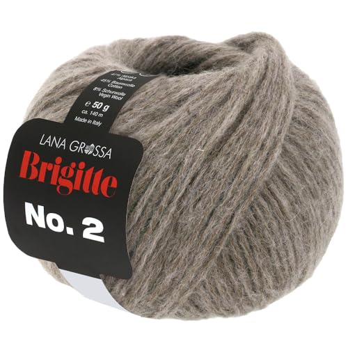 LANA GROSSA Brigitte Nr.2 Seta | Edle Netzgarnstruktur aus Alpaka und Baumwolle | Handstrickgarn aus 47% Alpaka, 45% Baumwolle & 8% Schurwolle | 50g Wolle zum Stricken & Häkeln | 140m Garn LANA GROSSA Brigitte Nr.2 Seta | Edle Netzgarnstruktur aus Alpaka und Baumwolle | Handstrickgarn aus 47% Alpaka, 45% Baumwolle & 8% Schurwolle | 50g Wolle zum Stricken & Häkeln | 140m Garn von Lana Grossa