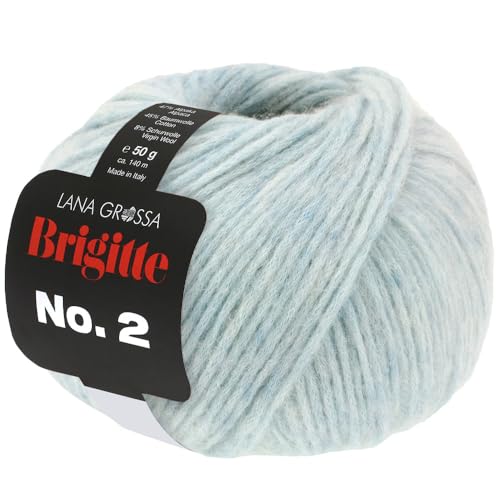 LANA GROSSA Brigitte Nr.2 Seta | Edle Netzgarnstruktur aus Alpaka und Baumwolle | Handstrickgarn aus 47% Alpaka, 45% Baumwolle & 8% Schurwolle | 50g Wolle zum Stricken & Häkeln | 140m Garn LANA GROSSA Brigitte Nr.2 Seta | Edle Netzgarnstruktur aus Alpaka und Baumwolle | Handstrickgarn aus 47% Alpaka, 45% Baumwolle & 8% Schurwolle | 50g Wolle zum Stricken & Häkeln | 140m Garn von Lana Grossa