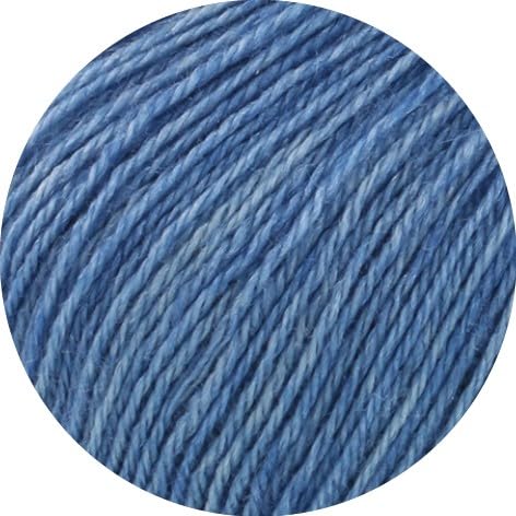 LANA GROSSA Brigitte Silkdream | Zartes, klassisch gezwirntes Garn aus Maulbeerseide | Handstrickgarn aus 60% Schurwolle, 30% Seide & 10% Mohair | 50g Wolle zum Stricken & Häkeln | 270m Garn FB 12 von Lana Grossa