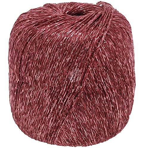 LANA GROSSA Brillino | Beilaufgarn mit farbigem Lurexfaden | Handstrickgarn aus 83% Viskose & 17% metallische Faser | 25g Wolle zum Stricken & Häkeln | 200m Garn von Lana Grossa