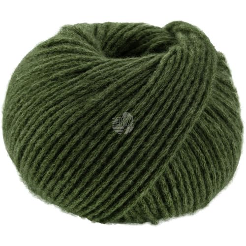 LANA GROSSA Cashmere Kiss | Edle Merino-Kaschmir-Mischung | Handstrickgarn aus 70% Schurwolle (Merino superfein) & 30% Kaschmir | 25g Wolle zum Stricken & Häkeln | 70m Garn FB 128 von Lana Grossa