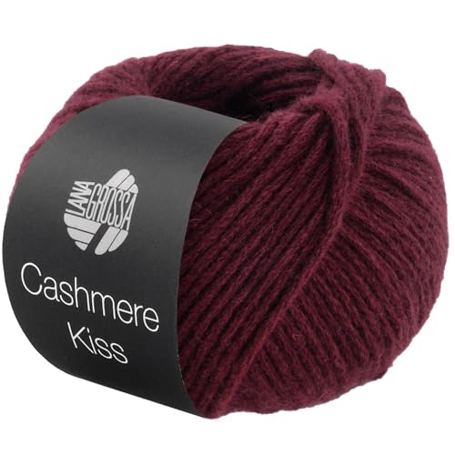 LANA GROSSA Cashmere Kiss | Edle Merino-Kaschmir-Mischung | Handstrickgarn aus 70% Schurwolle (Merino superfein) & 30% Kaschmir | 25g Wolle zum Stricken & Häkeln | 70m Garn von Lana Grossa