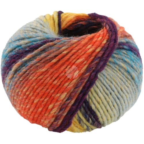 LANA GROSSA Colors for You | Voluminöses Dochtgarn mit Farbverlauf | Handstrickgarn aus 55% Schurwolle & 45% Polyacryl | 50g Wolle zum Stricken & Häkeln | 90m Garn FB 151 LANA GROSSA Colors for You | Voluminöses Dochtgarn mit Farbverlauf | Handstrickgarn aus 55% Schurwolle & 45% Polyacryl | 50g Wolle zum Stricken & Häkeln | 90m Garn FB 151 von Lana Grossa