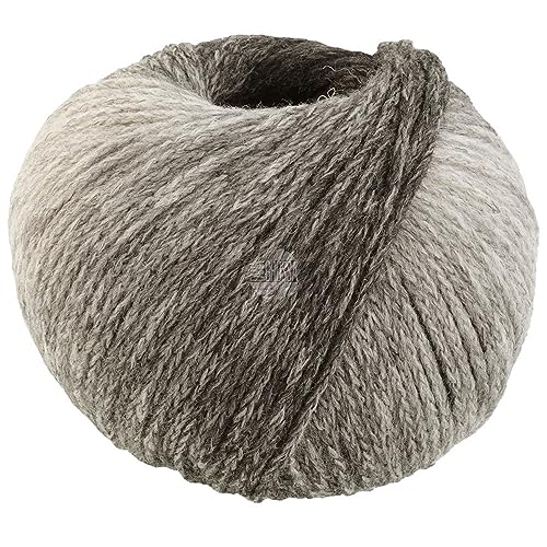 LANA GROSSA Cool Merino Degrade | Leichtes Kettengarn aus klassischer Merinowolle | Handstrickgarn aus 90% Schurwolle (Merino) & 10% Polyamid | 50g Wolle zum Stricken & Häkeln | 150m Garn von Lana Grossa