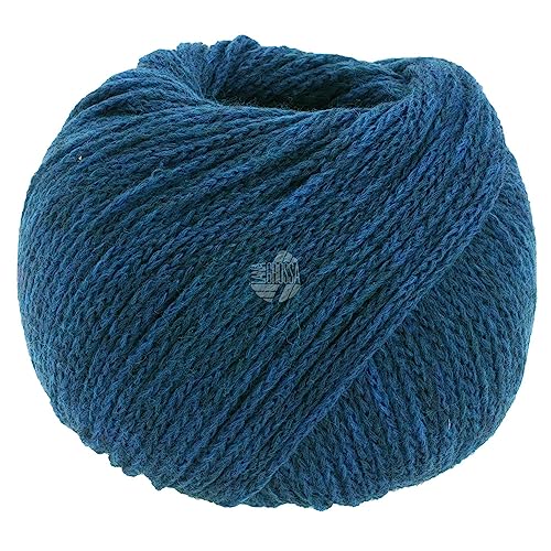 LANA GROSSA Cool Merino | Leichtes Kettengarn aus klassischer Merinowolle | Handstrickgarn aus 90% Schurwolle (Merino) & 10% Polyamid | 50g Wolle zum Stricken & Häkeln | 150m Garn FB 5 von Lana Grossa