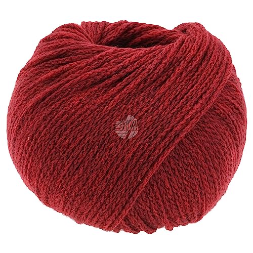 LANA GROSSA Cool Merino | Leichtes Kettengarn aus klassischer Merinowolle | Handstrickgarn aus 90% Schurwolle (Merino) & 10% Polyamid | 50g Wolle zum Stricken & Häkeln | 150m Garn FB 1 von Lana Grossa