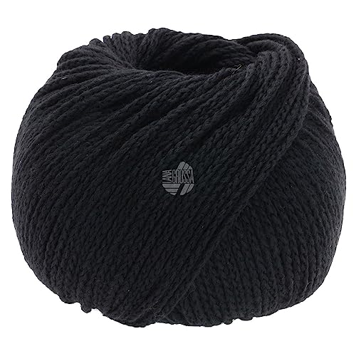 LANA GROSSA Cool Merino | Leichtes Kettengarn aus klassischer Merinowolle | Handstrickgarn aus 90% Schurwolle (Merino) & 10% Polyamid | 50g Wolle zum Stricken & Häkeln | 150m Garn FB 14 von Lana Grossa