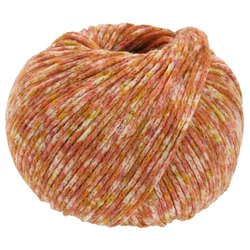 LANA GROSSA Cool Merino Print | Leichtes Kettengarn aus klassischer Merinowolle | Handstrickgarn aus 90% Schurwolle (Merino) & 10% Polyamid | 50g Wolle zum Stricken & Häkeln | 150m Garn FB 109 von Lana Grossa
