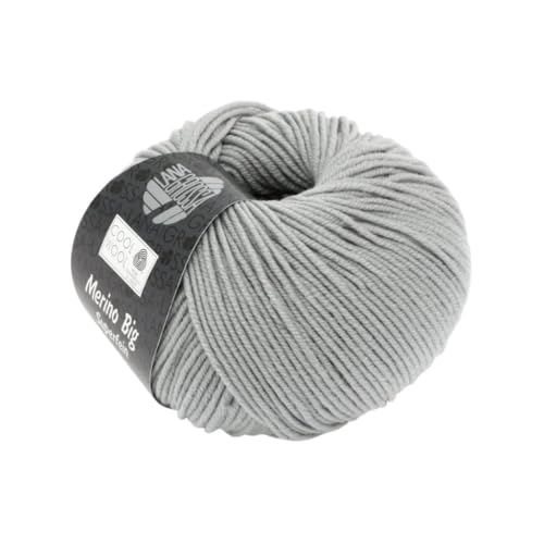 LANA GROSSA Cool Wool Big | Extrafeine Merinowolle waschmaschinenfest und filzfrei | Handstrickgarn aus 100% Schurwolle (Merino) | 50g Wolle zum Stricken & Häkeln | 120m Garn FB 928 von Lana Grossa