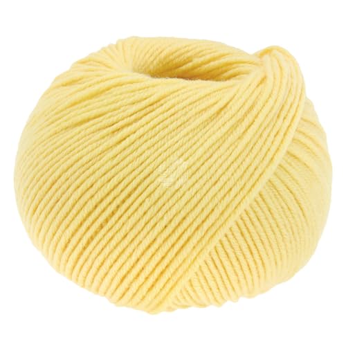LANA GROSSA Cool Wool Big | Extrafeine Merinowolle waschmaschinenfest und filzfrei | Handstrickgarn aus 100% Schurwolle (Merino) | 50g Wolle zum Stricken & Häkeln | 120m Garn FB 1007 von Lana Grossa