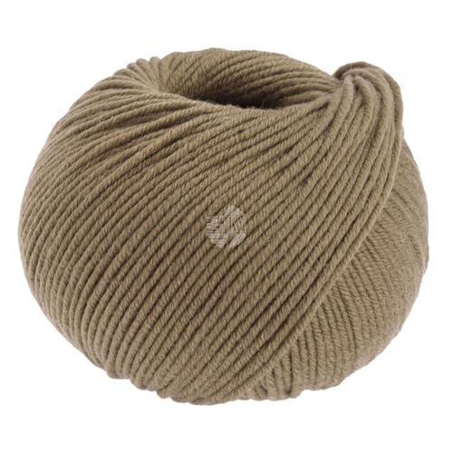 LANA GROSSA Cool Wool Big | Extrafeine Merinowolle waschmaschinenfest und filzfrei | Handstrickgarn aus 100% Schurwolle (Merino) | 50g Wolle zum Stricken & Häkeln | 120m Garn FB 1011 von Lana Grossa