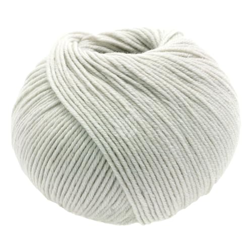 LANA GROSSA Cool Wool Big | Extrafeine Merinowolle waschmaschinenfest und filzfrei | Handstrickgarn aus 100% Schurwolle (Merino) | 50g Wolle zum Stricken & Häkeln | 120m Garn FB 1002 von Lana Grossa