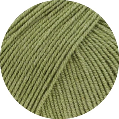 LANA GROSSA Cool Wool Seta | Cool Wool Klassiker mit Seidenanteil | Handstrickgarn aus 80% Schurwolle (Merino extrafein) & 20% Seide | 50g Wolle zum Stricken & Häkeln | 160m Garn von Lana Grossa