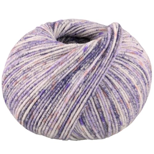 LANA GROSSA Cool Wool Spots | Extrafeine Merinowolle, waschmaschinenfest mit buntem Sprenkeldruck | Handstrickgarn aus 100% Schurwolle (Merino extrafein) | 50g Wolle zum Stricken & Häkeln | 160m von Lana Grossa