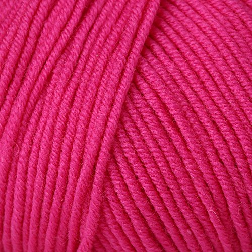 LANA GROSSA Cool Wool Uni | Extrafeine Merinowolle waschmaschinenfest und filzfrei | Handstrickgarn aus 100% Schurwolle (Merino extrafein) | 50g Wolle zum Stricken & Häkeln | 160m Garn von Lana Grossa