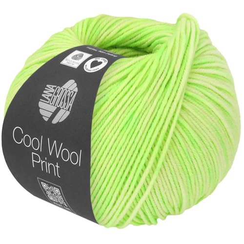 LANA GROSSA Cool Wool Uni | Extrafeine Merinowolle waschmaschinenfest und filzfrei | Handstrickgarn aus 100% Schurwolle (Merino extrafein) | 50g Wolle zum Stricken & Häkeln | 160m Garn von Lana Grossa