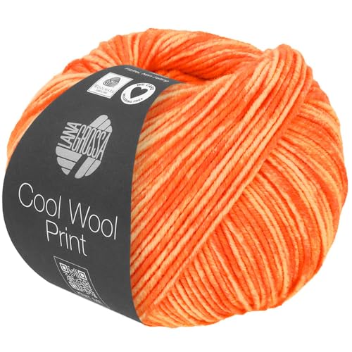 LANA GROSSA Cool Wool Uni | Extrafeine Merinowolle waschmaschinenfest und filzfrei | Handstrickgarn aus 100% Schurwolle (Merino extrafein) | 50g Wolle zum Stricken & Häkeln | 160m Garn von Lana Grossa