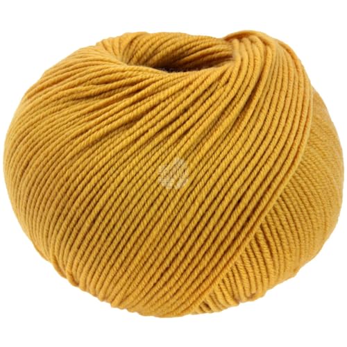 LANA GROSSA Cool Wool Uni | Extrafeine Merinowolle waschmaschinenfest und filzfrei | Handstrickgarn aus 100% Schurwolle (Merino extrafein) | 50g Wolle zum Stricken & Häkeln | 160m Garn FB 2115 von Lana Grossa