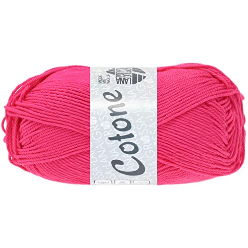 LANA GROSSA Cotone Neon | Baumwollbasicgarn | Handstrickgarn aus 100% Baumwolle | 50g Wolle zum Stricken & Häkeln | 125m Garn LANA GROSSA Cotone Neon | Baumwollbasicgarn | Handstrickgarn aus 100% Baumwolle | 50g Wolle zum Stricken & Häkeln | 125m Garn von Lana Grossa