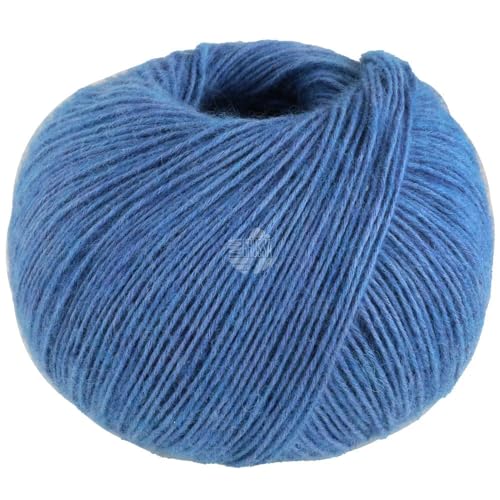 LANA GROSSA Ecopuno | Edle Netzgarnstruktur aus Baumwolle gefüllt mit Merino/Alpaka | Handstrickgarn aus 17% Schurwolle (Merino) & 11% Alpaka Wolle | 50g Wolle zum Stricken & Häkeln | 215m Garn von Lana Grossa
