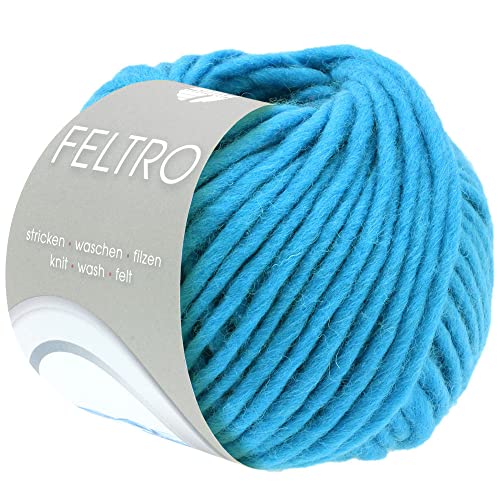 LANA GROSSA Feltro | Filzgarn für Kreativhandwerk, vielseitig, hochwertige Wolle zum Nass- und Trockenfilzen | Handstrickgarn aus 100% Schurwolle | 50g Wolle zum Stricken & Häkeln | 50m FB 42 LANA GROSSA Feltro | Filzgarn für Kreativhandwerk, vielseitig, hochwertige Wolle zum Nass- und Trockenfilzen | Handstrickgarn aus 100% Schurwolle | 50g Wolle zum Stricken & Häkeln | 50m FB 42 von Lana Grossa