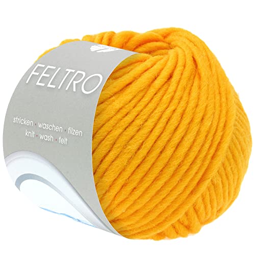 LANA GROSSA Feltro | Filzgarn für Kreativhandwerk, vielseitig einsetzbar, hochwertige Wolle zum Nass- und Trockenfilzen | Handstrickgarn aus 100% Schurwolle | 50g Wolle zum Stricken & Häkeln | 50m LANA GROSSA Feltro | Filzgarn für Kreativhandwerk, vielseitig einsetzbar, hochwertige Wolle zum Nass- und Trockenfilzen | Handstrickgarn aus 100% Schurwolle | 50g Wolle zum Stricken & Häkeln | 50m von Lana Grossa
