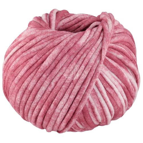 LANA GROSSA Gelato Vintage | Weiches, gefülltes Baumwoll-Schlauchbändchen mit buntem Sprenkeldruck | Handstrickgarn aus 52% Baumwolle & 48% Polyamid | 100g Wolle | 80m Garn FB 103 von Lana Grossa