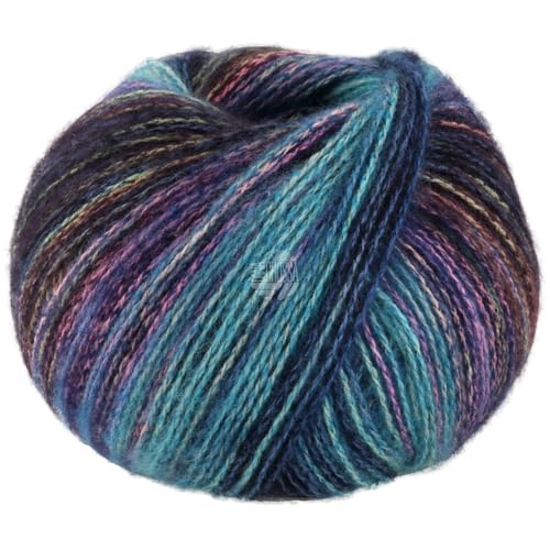 LANA GROSSA Gianna | Baumwolle, weichen Merino- und Kaschmirfasern | Handstrickgarn aus 80% Cotton (Bio), 15% Virgin Wool (Merino) & 5% Cashmere | 50g Wolle, Stricken & Häkeln | 180m Garn FB 4 von Lana Grossa