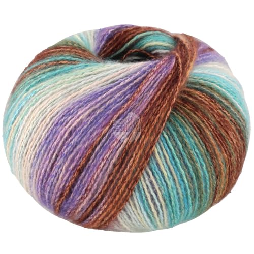 LANA GROSSA Gianna | Baumwolle, weichen Merino- und Kaschmirfasern | Handstrickgarn aus 80% Cotton (Bio), 15% Virgin Wool (Merino) & 5% Cashmere | 50g Wolle, Stricken & Häkeln | 180m Garn FB 1 von Lana Grossa